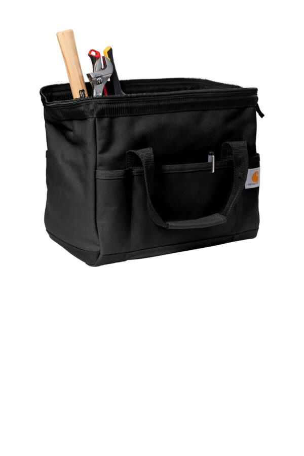Carhartt® Foundry Series 14” Tool Bag-black-open