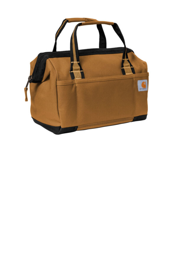 Carhartt® Foundry Series 14” Tool Bag-brown-left